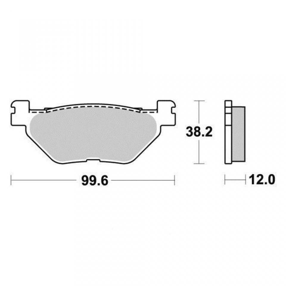 Plaquette de frein Vesrah pour maxi scooter Yamaha 500 T-Max 2001 à 2003 AR Neuf