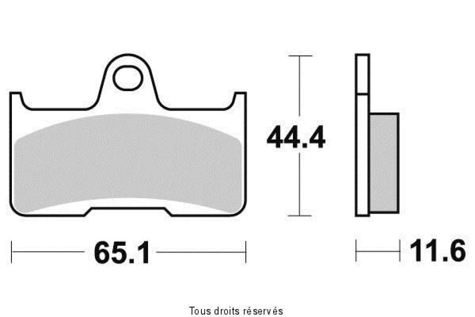 Plaquette de frein Vesrah pour Quad Yamaha 660 Yfm G Grizzly 2002 à 2007 AR Neuf