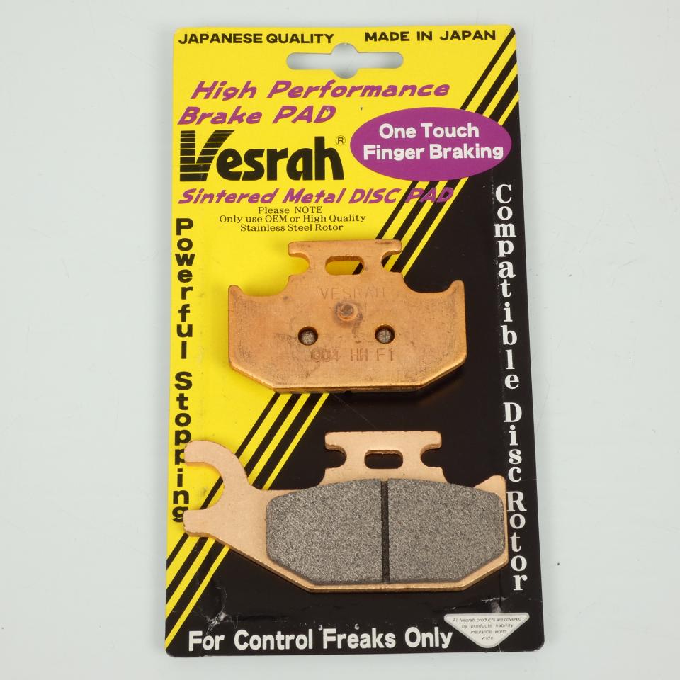 Plaquette de frein Vesrah pour quad Yamaha 700 YFM R Raptor 2006 à 2016 AR Neuf