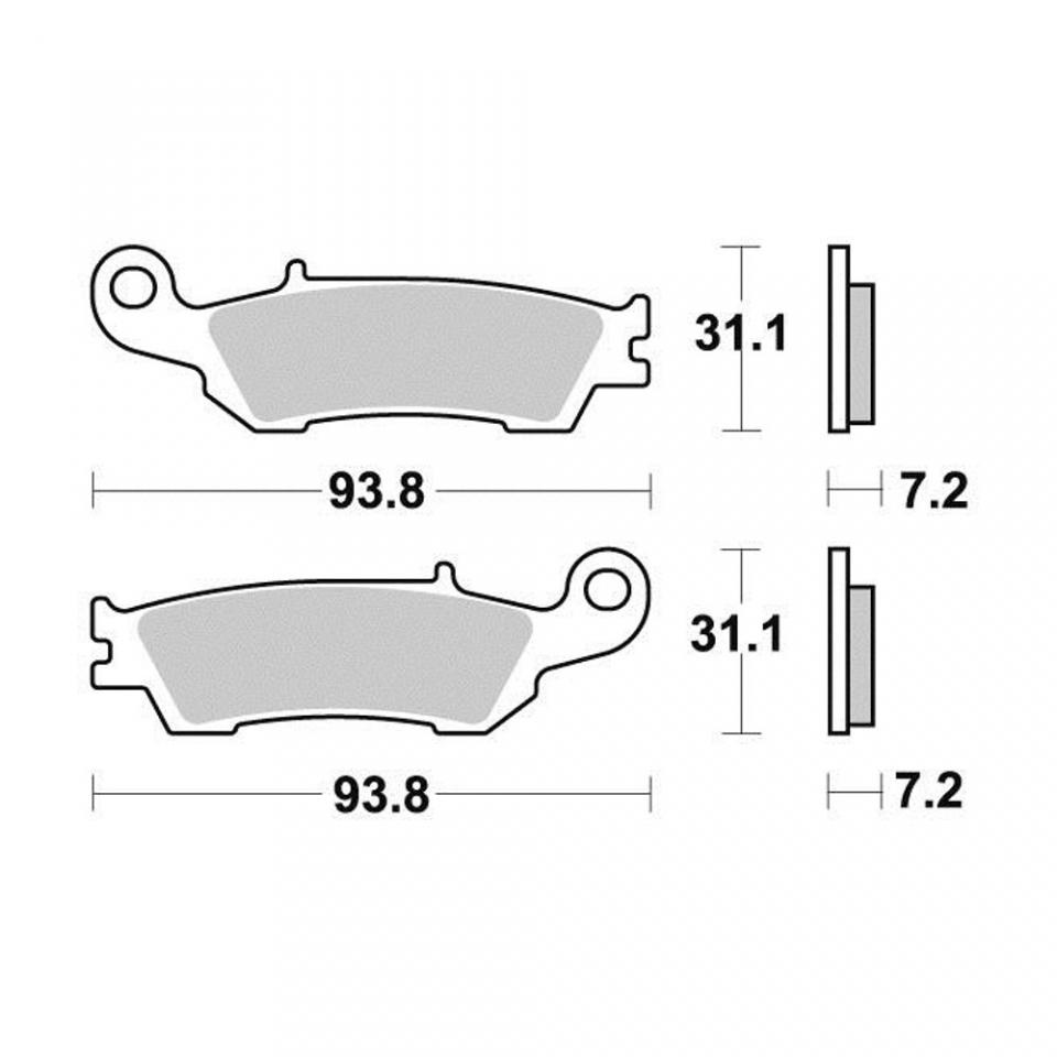 Plaquette de frein Vesrah pour Moto Fantic 125 XE 2T 2020 à 2023 AV Neuf