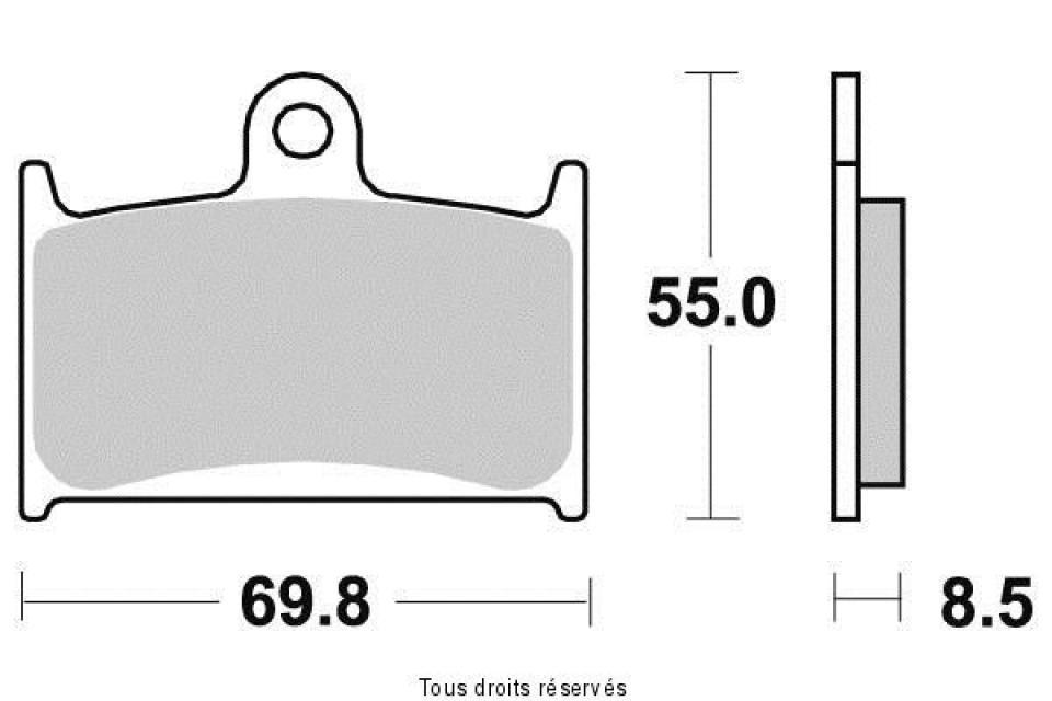 Plaquette de frein Vesrah pour Moto Triumph 955 Speed Triple I 1999 à 2005 AVG / AVD Neuf