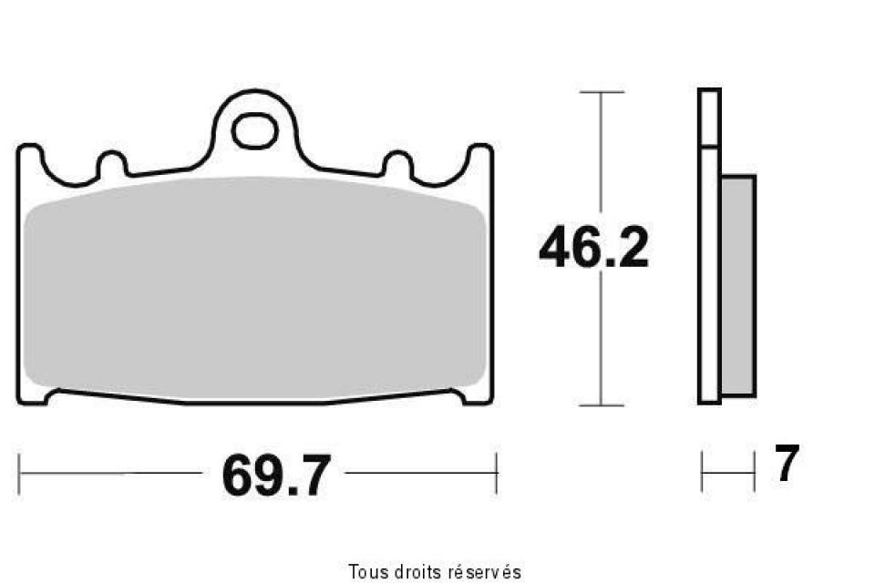Plaquette de frein Vesrah pour Moto Kawasaki 250 Kr1-S 1990 à 1993 AVG / AVD Neuf