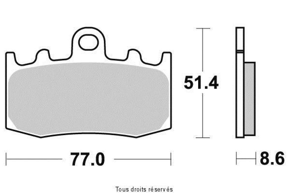 Plaquette de frein Vesrah pour Moto BMW 1200 K S Abs 2005 à 2008 AVG / AVD Neuf