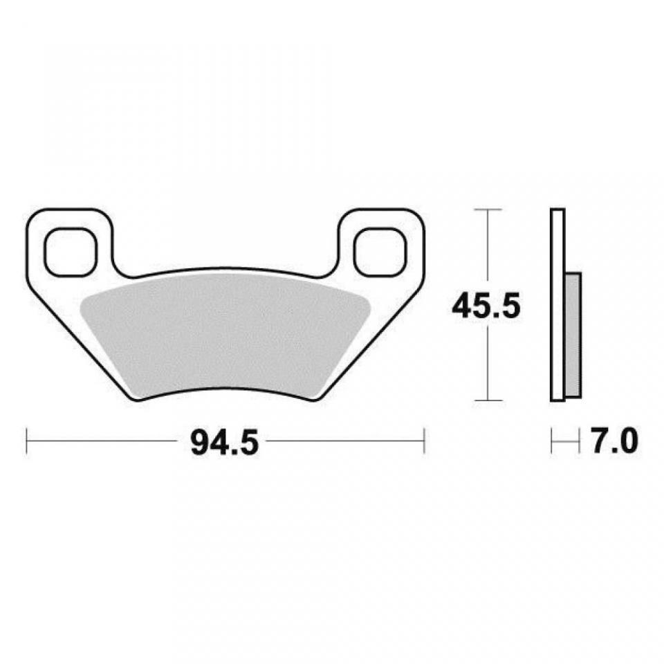 Plaquette frein Vesrah pour quad Arctic cat 250 2X4 2005 à 2010 AVG AVD AR Neuf