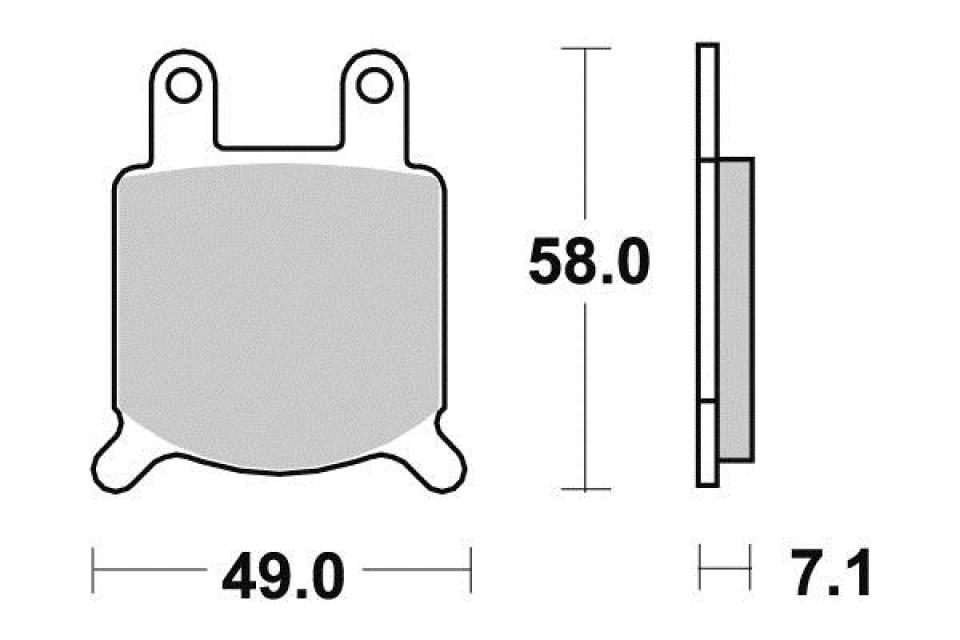 Plaquette de frein Vesrah pour Auto Neuf