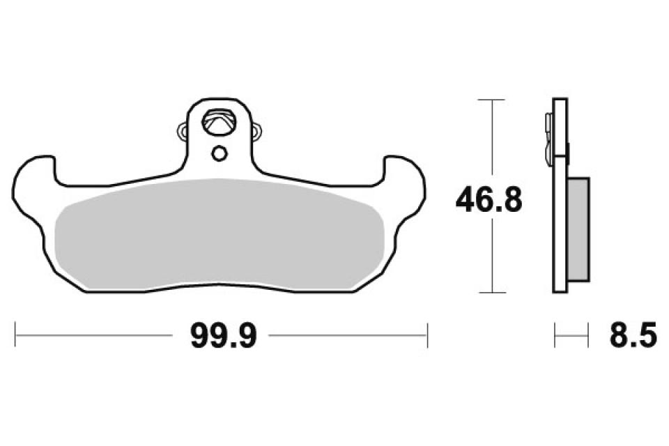 Plaquette de frein Vesrah pour Moto Cagiva 125 Freccia 1988 à 1992 AV Neuf