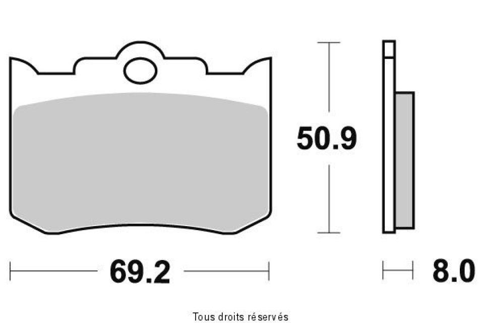 Plaquette de frein pour  