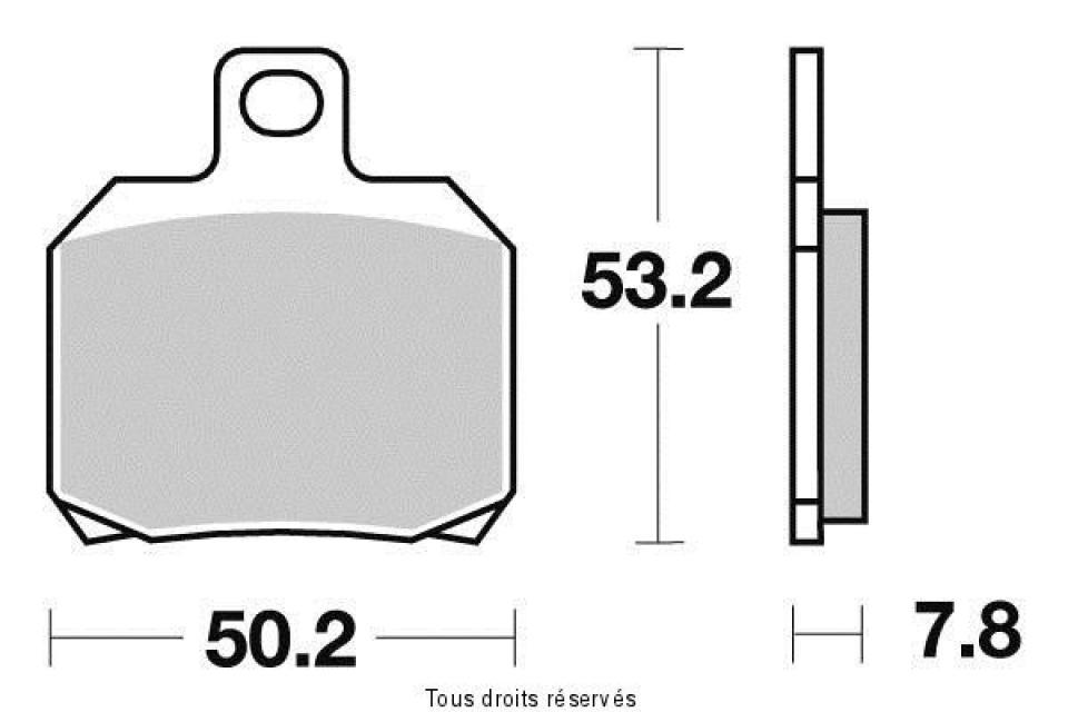 Plaquette de frein Vesrah pour Moto Rieju 125 Tango Scrambler 2.0 2006 à 2010 AV Neuf