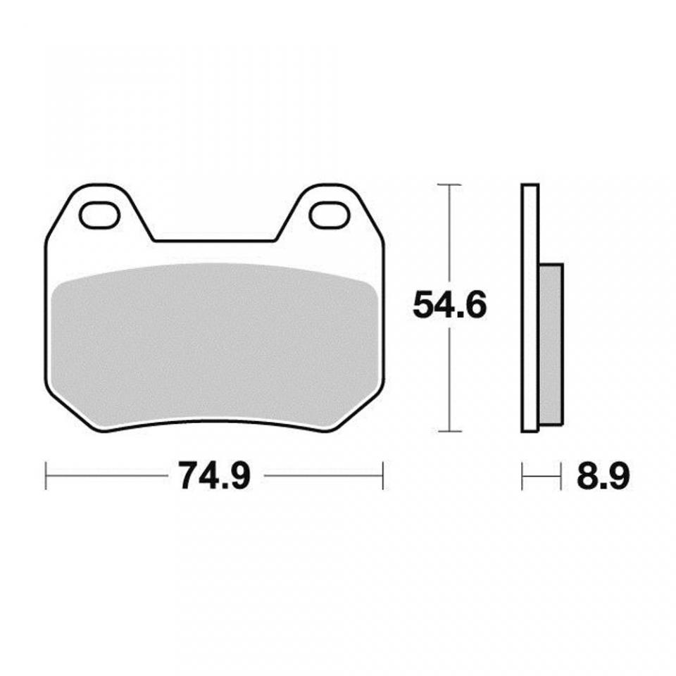 Plaquette frein Vesrah pour moto BMW 1200 K Lt Abs 1999 à 2009 AR VD972JL Neuf