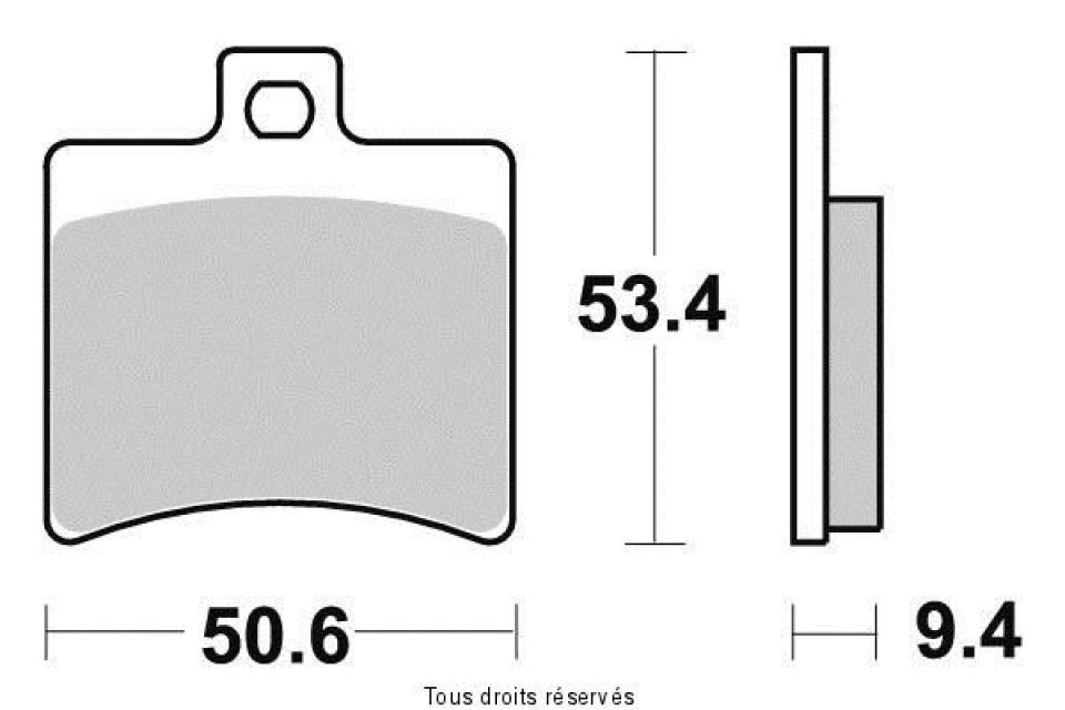 Plaquette de frein Vesrah pour Scooter Aprilia 125 Scarabeo Light Ie 2009 à 2016 AR Neuf