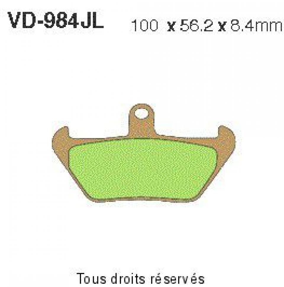 Plaquette de frein Vesrah pour Moto BMW 1000 K 100 Lt Abs 1992 AVG / AVD Neuf