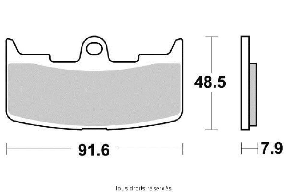 Plaquette de frein Vesrah pour Moto Buell 1200 Xb-12X Ulysses 2006 à 2010 AV Neuf