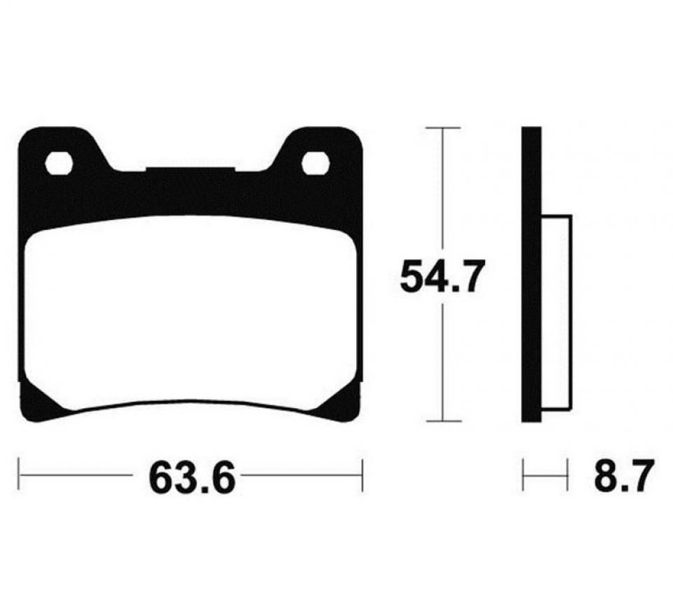 Plaquette de frein Bendix pour moto Yamaha 125 TZR 1990-1992 MR55 Neuf