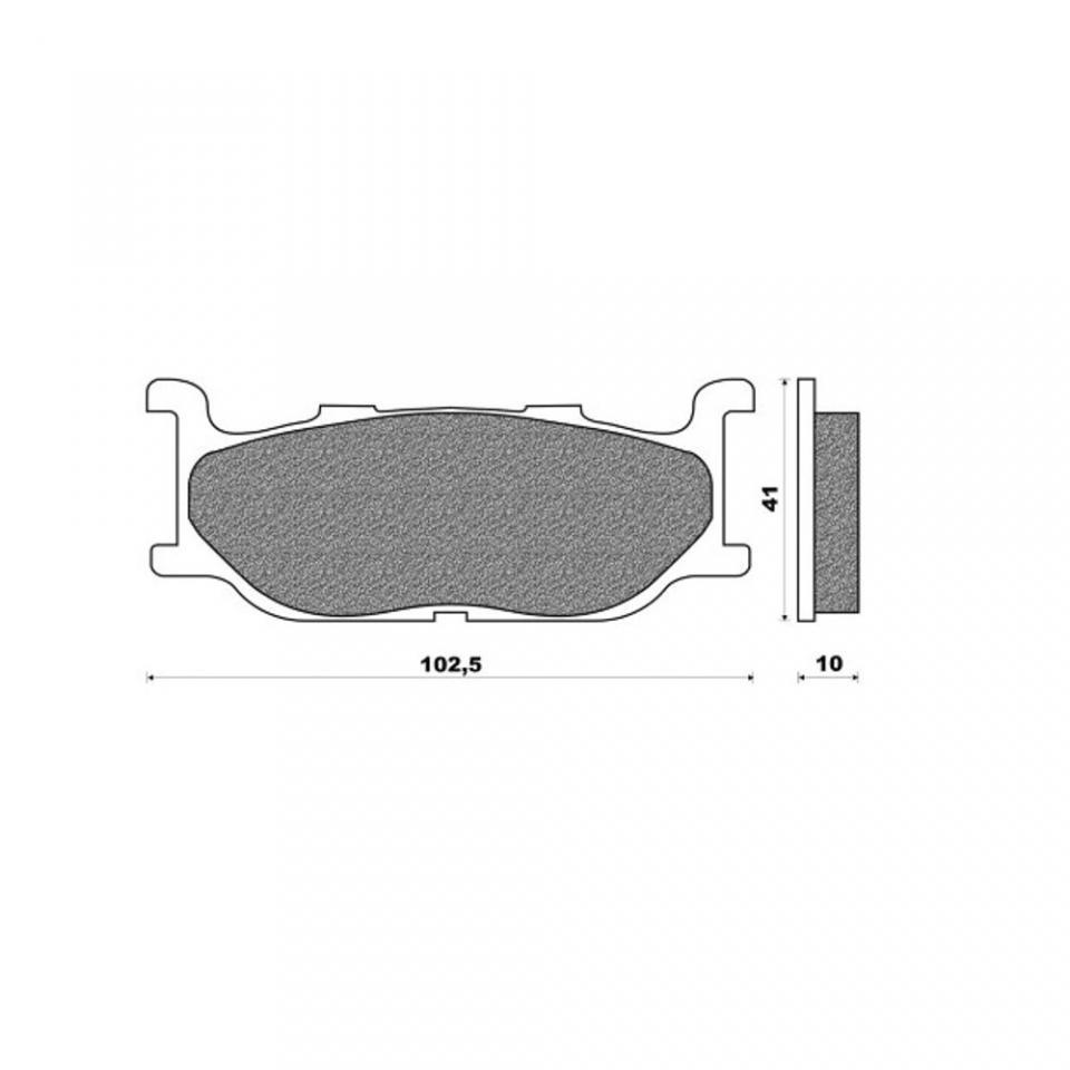 Plaquette de frein One pour Moto Yamaha 600 Xj N Diversion 1995 à 1997 AV Neuf