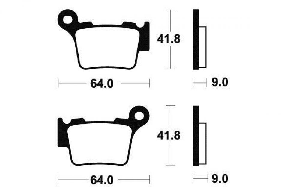 Plaquette de frein Bendix pour moto KTM 250 EXC 2004 MO291 Neuf