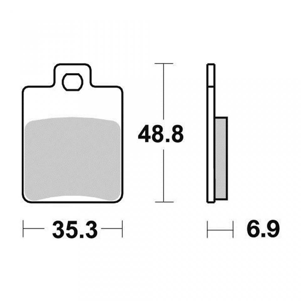 Plaquette de frein Malossi pour scooter Piaggio 125 Liberty 1998-2010 6215006S Neuf