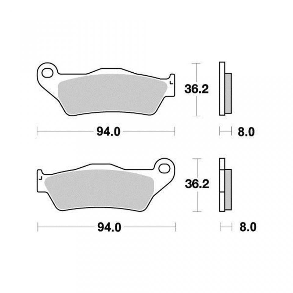 Plaquette de frein Malossi pour Moto TM 450 F ENDURO 2003 AV Neuf