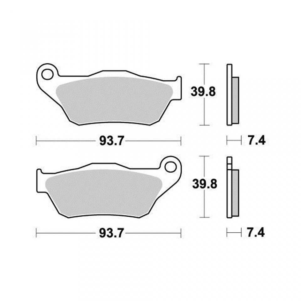 Plaquette de frein Malossi pour Scooter MBK 125 Skycruiser 2006 à 2013 6215023BS / AV Neuf