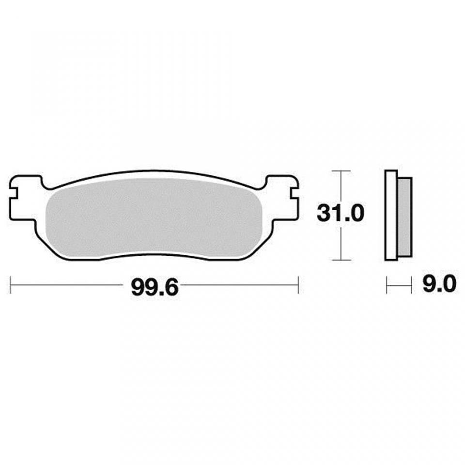 Plaquette de frein Malossi pour scooter Yamaha 250 Majesty 2000-2017 6215021 Neuf