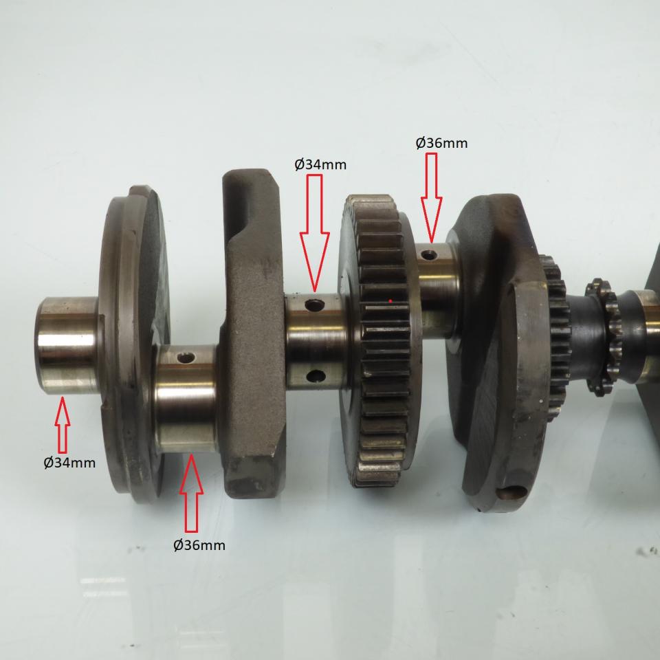 Vilebrequin d embiellage origine pour Moto Yamaha 750 Fzx Fazer Occasion