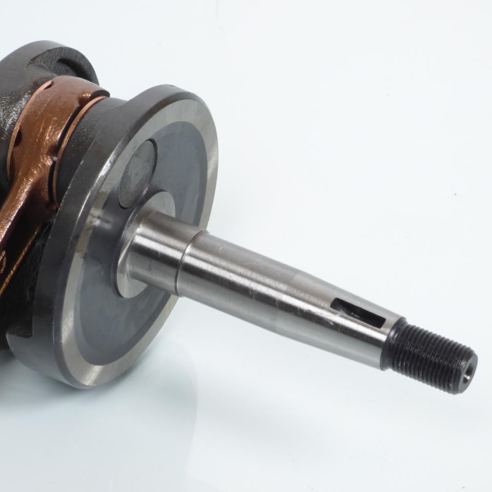Vilebrequin embiellage moteur cyclomoteur mobylette pour motobecane AV10 avec rainure