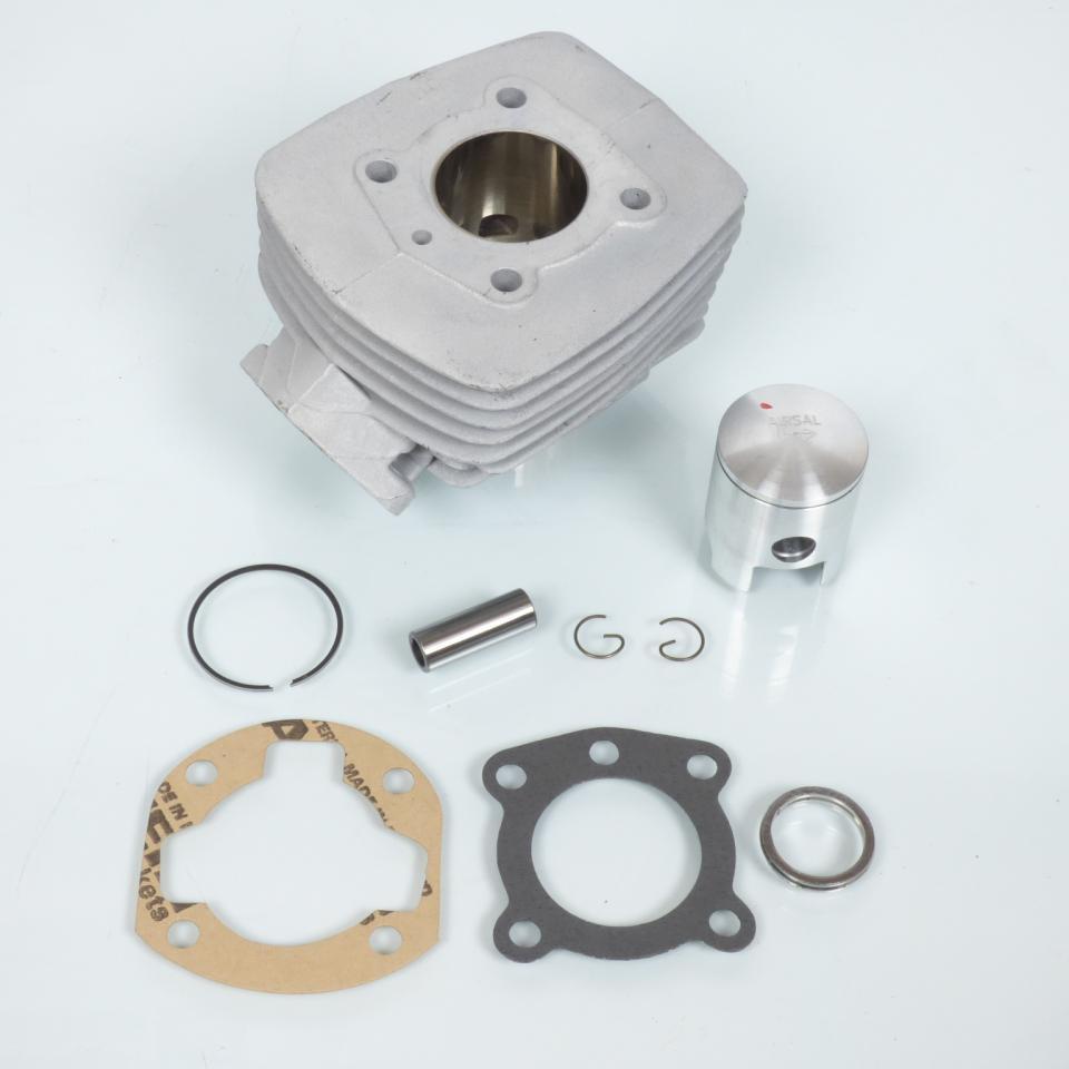 Kit cylindre piston Airsal Ø40 pour mobylette Peugeot 103 MVL ALU 6 transferts 