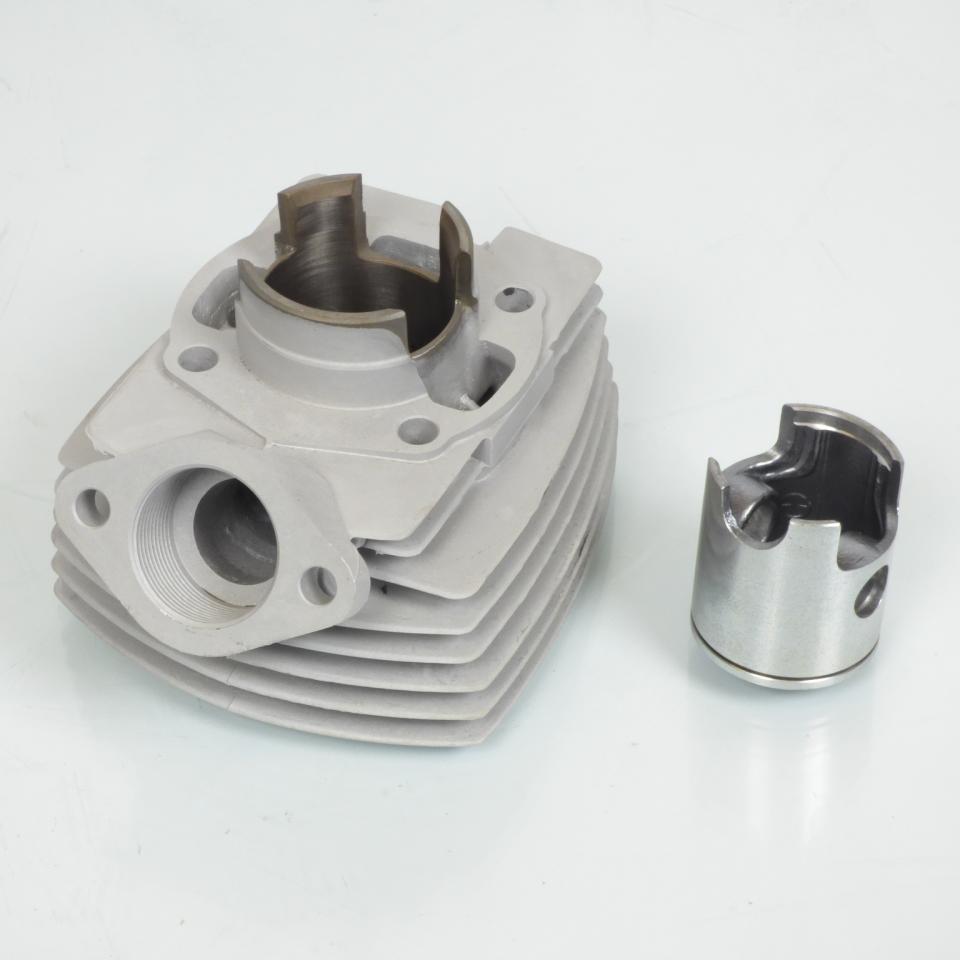 Cylindre piston mono segment Teknix pour mobylette Peugeot 103 FOX alu 6 transfert