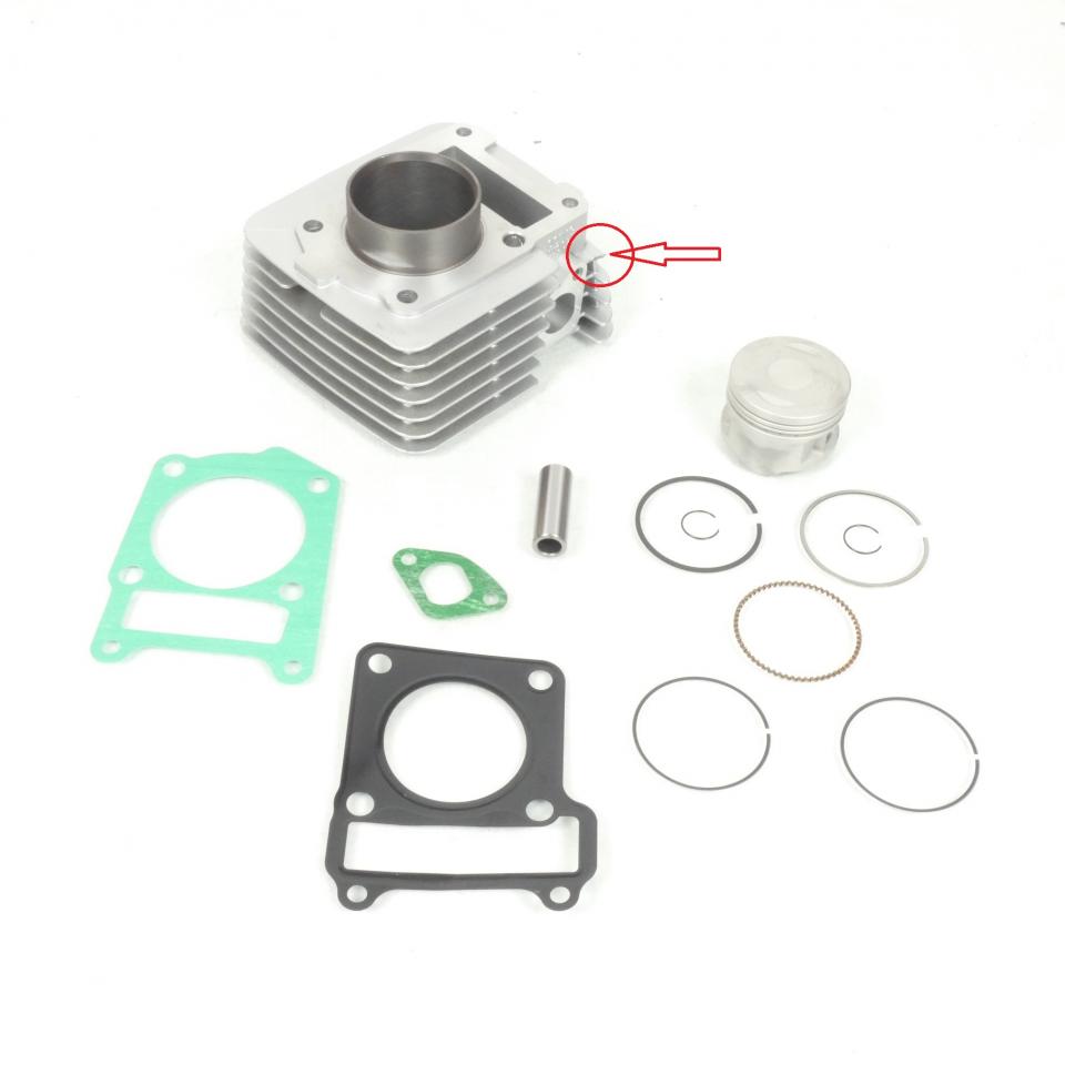 Kit cylindre piston P2R pour moto Sherco 125 TRIAL XY Ø54mm / Axe Ø15mm / 5VL00 Neuf