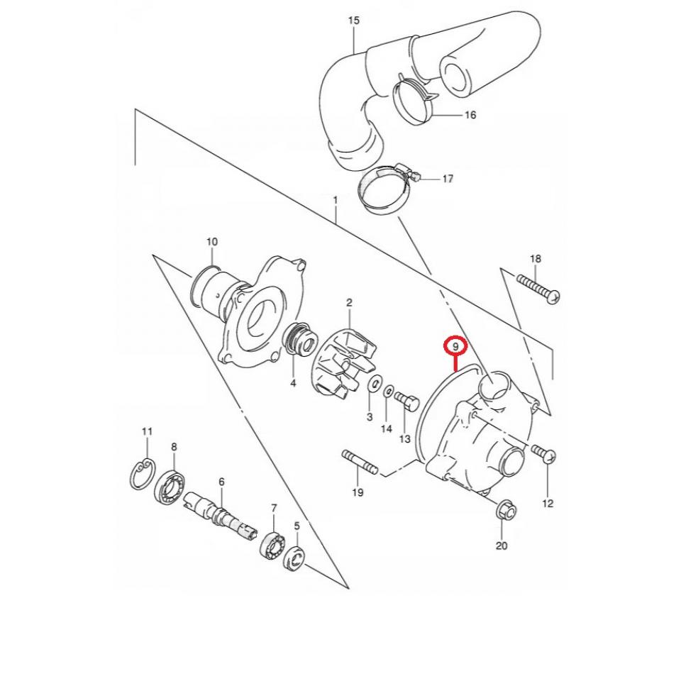 Joint divers pour Suzuki Gsx-R