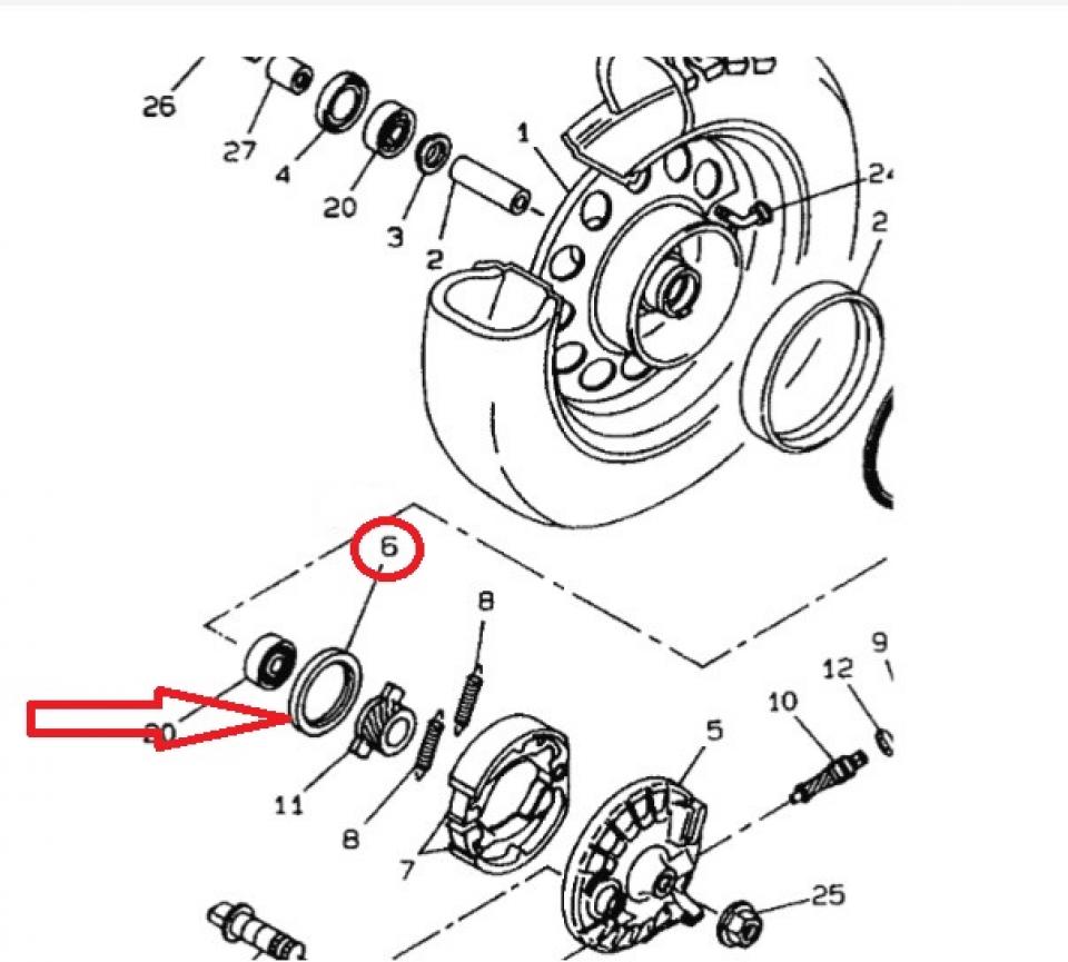 Joint divers origine pour Moto Derbi 50 GPR Neuf