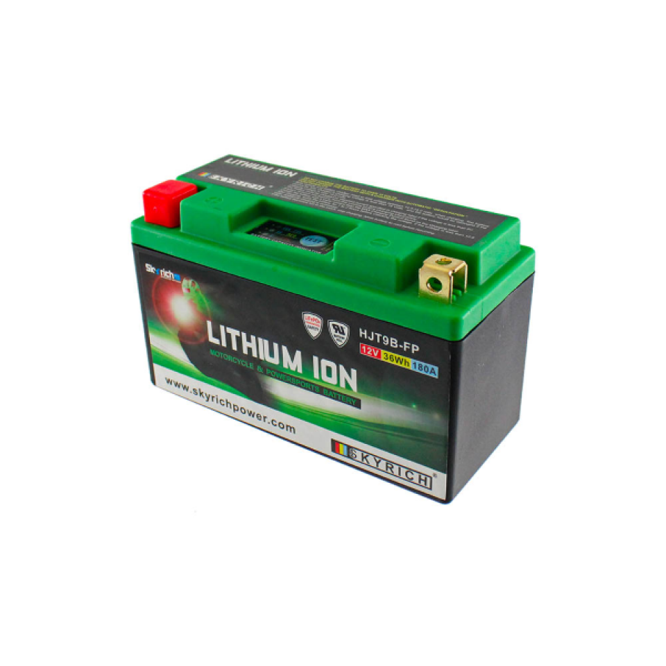 Batterie Lithium Skyrich pour Moto Suzuki 400 Dr-Z E 2000 à 2008 YT9B-BS / 12V 8Ah Neuf