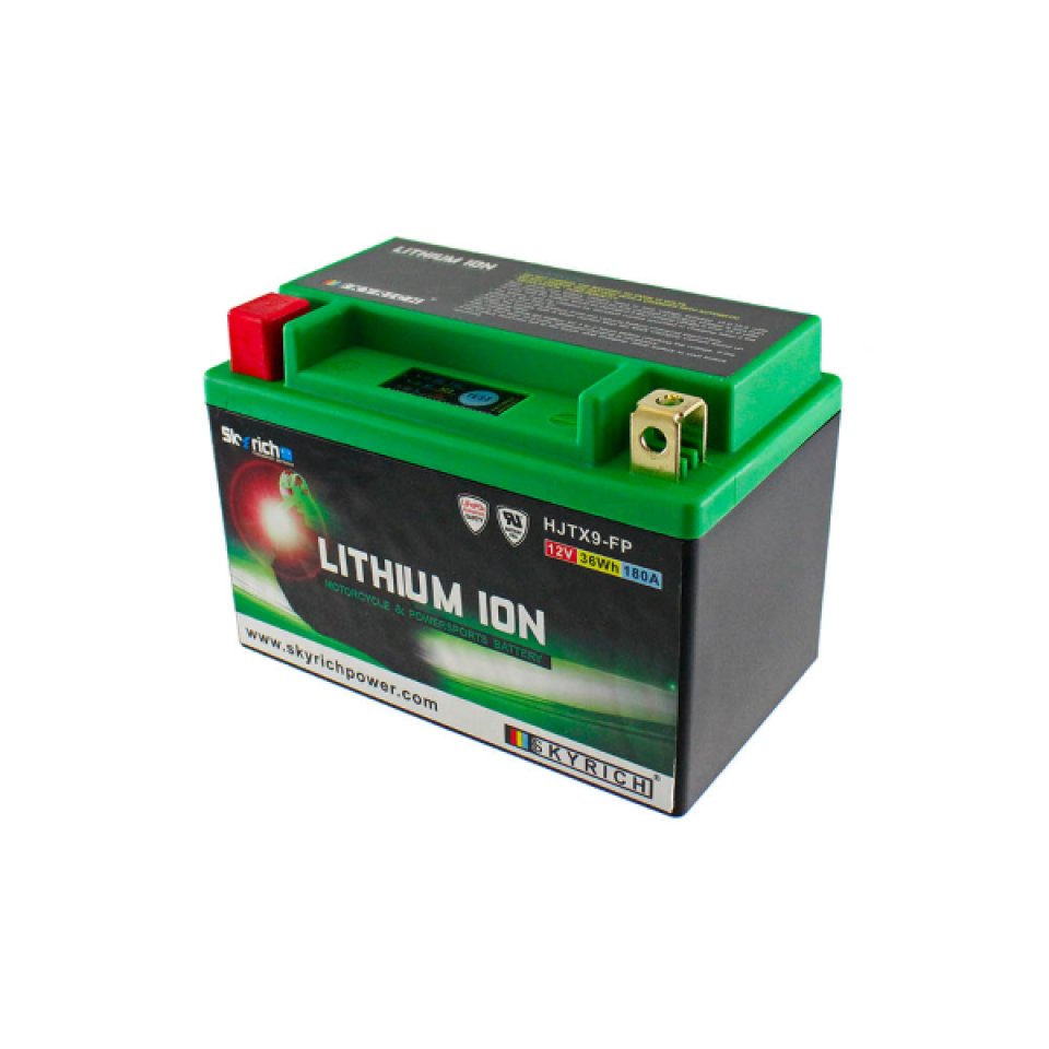 Batterie Lithium Skyrich pour Scooter Suzuki 400 An Burgman 2007 à 2017 YTX9-BS / 12V 8Ah Neuf