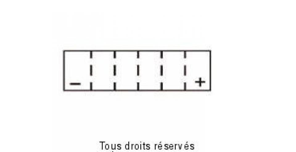 Batterie Lithium Electhium pour Scooter Honda 50 Sa Vision 1985 à 1994 YTZ5S-BS / 12,8V 1,6Ah Neuf