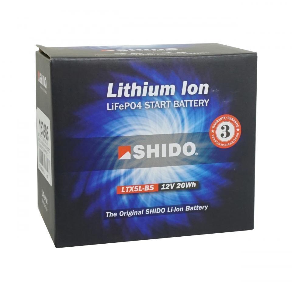 Batterie Lithium SHIDO pour Scooter Peugeot 50 TKR 1998 à 2020 Neuf