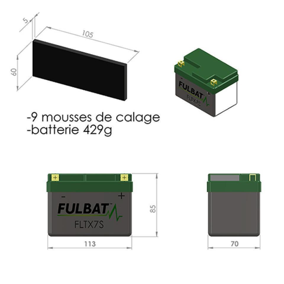 Batterie Lithium Fulbat pour Moto Ducati 1000 Panigale 2019 à 2000 Neuf