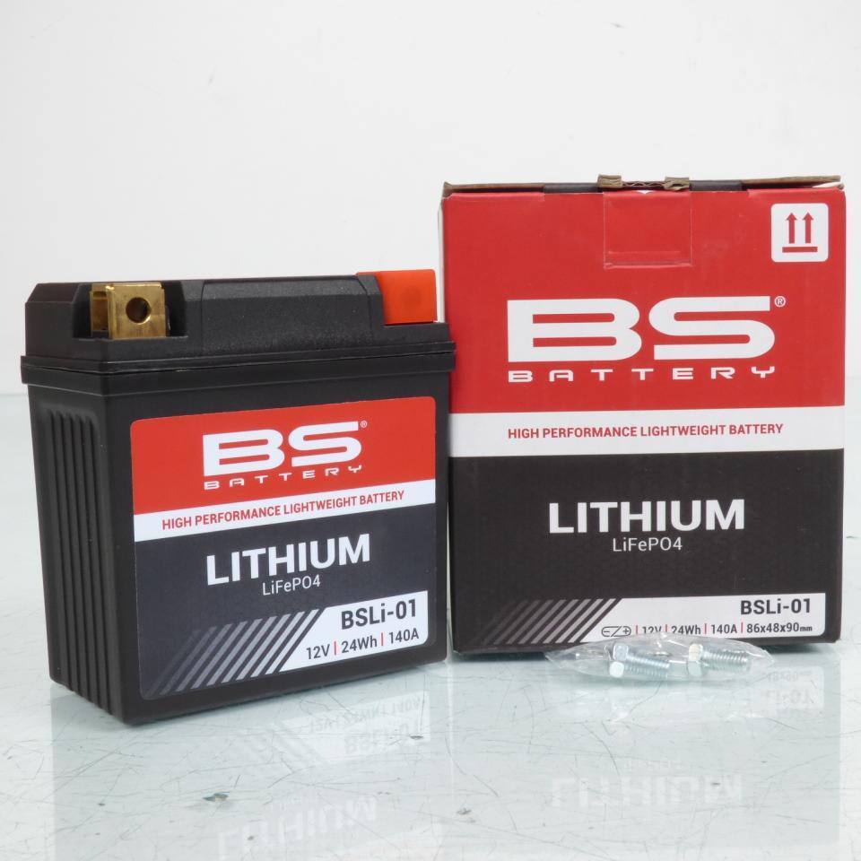 Batterie Lithium BS Battery pour moto Husqvarna 450 Fc 4T 2016 BSLi-01 / LFP01 / 12V 24Wh Neuf