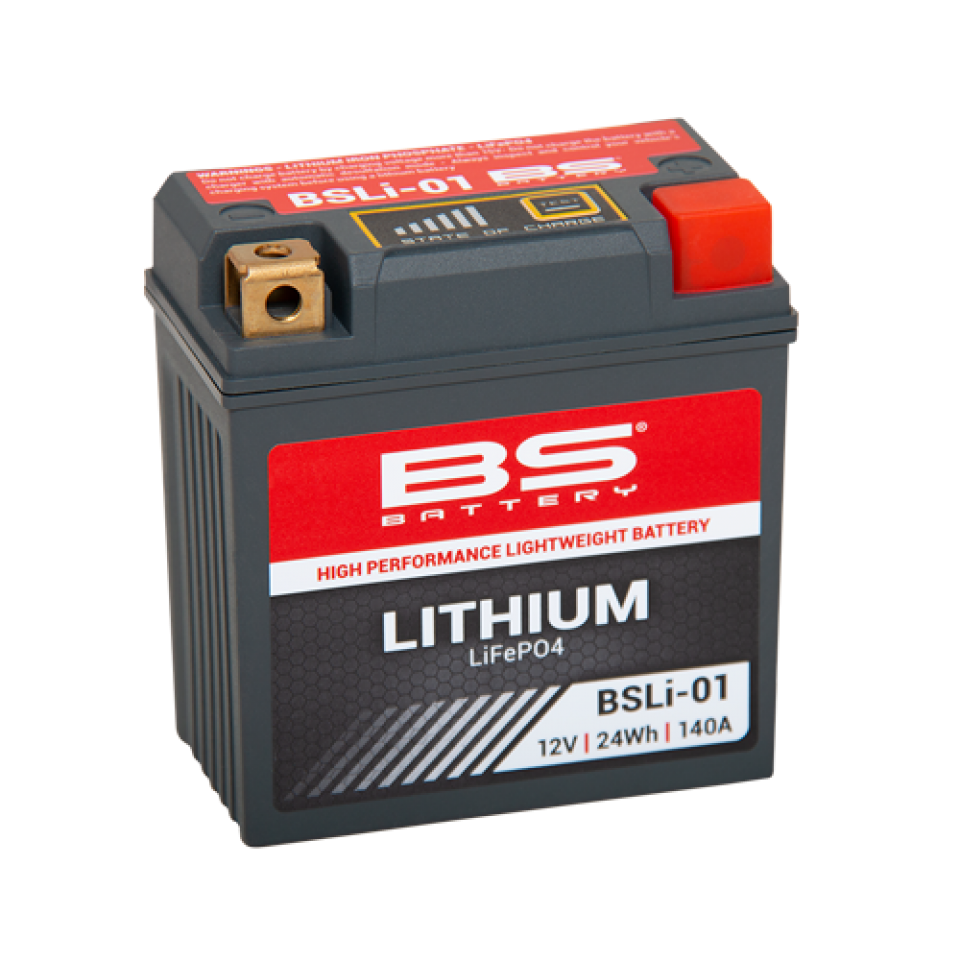 Batterie Lithium BS Battery pour moto KTM 350 Sx-F 4T 2016 à 2017 BSLi-01 / LFP01 / 12V 24Wh Neuf