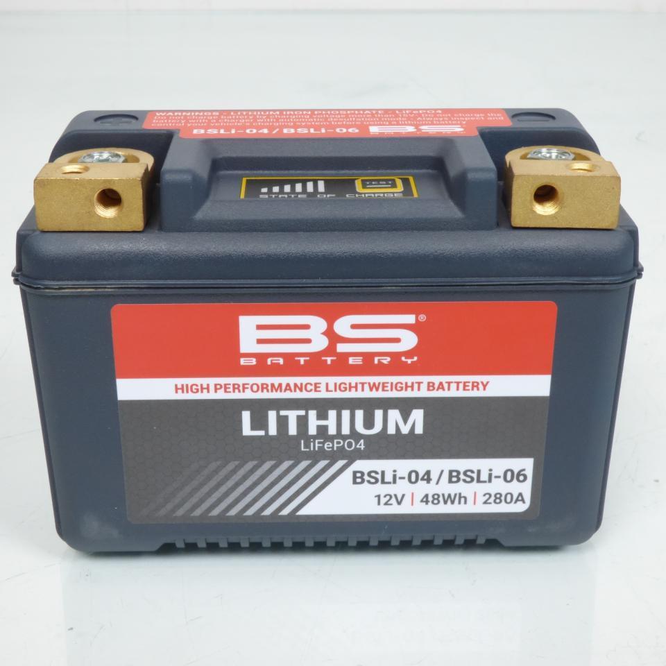 Batterie Lithium BS Battery pour Moto MV Agusta 750 F4 1999 à 2005 YTZ10S HJTZ10S-FP / 12V 8,6Ah Neuf