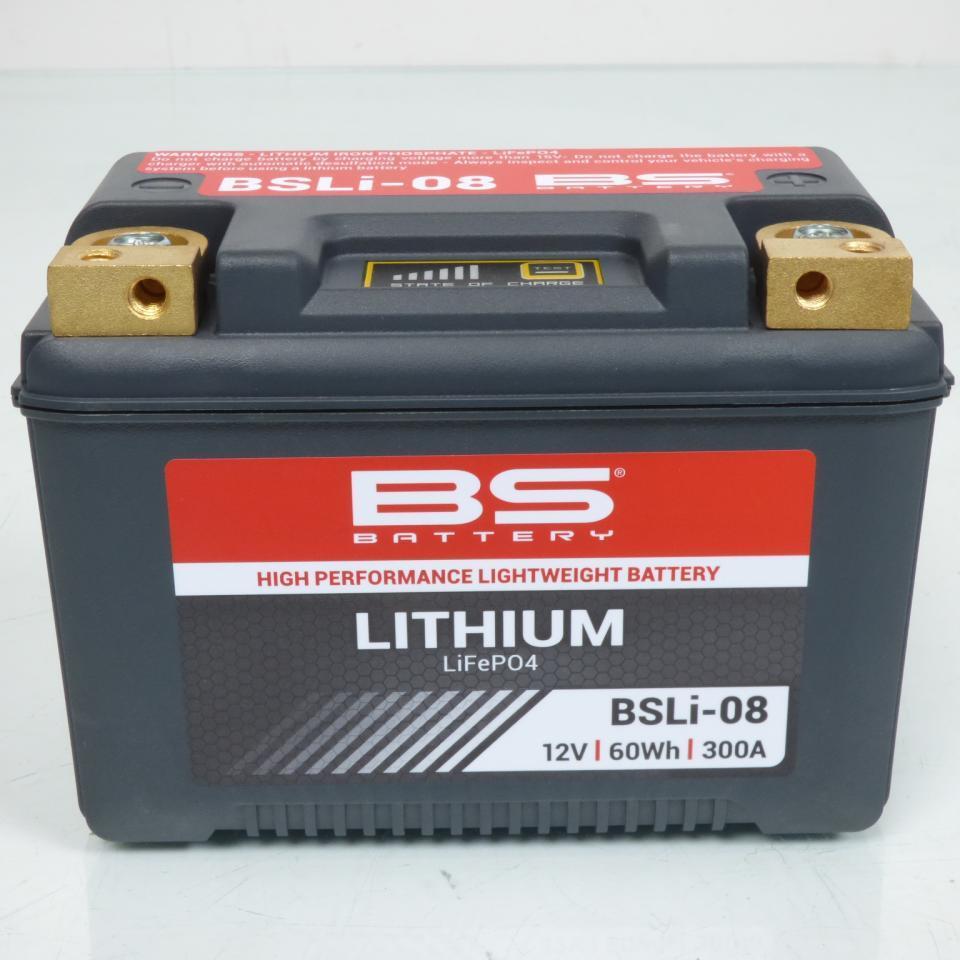 Batterie Lithium BS Battery pour Moto Harley Davidson 883 XLH Sportster 2004 à 2006 YTX14L-BS HJTX14AHQ-FP / 12Ah Neuf