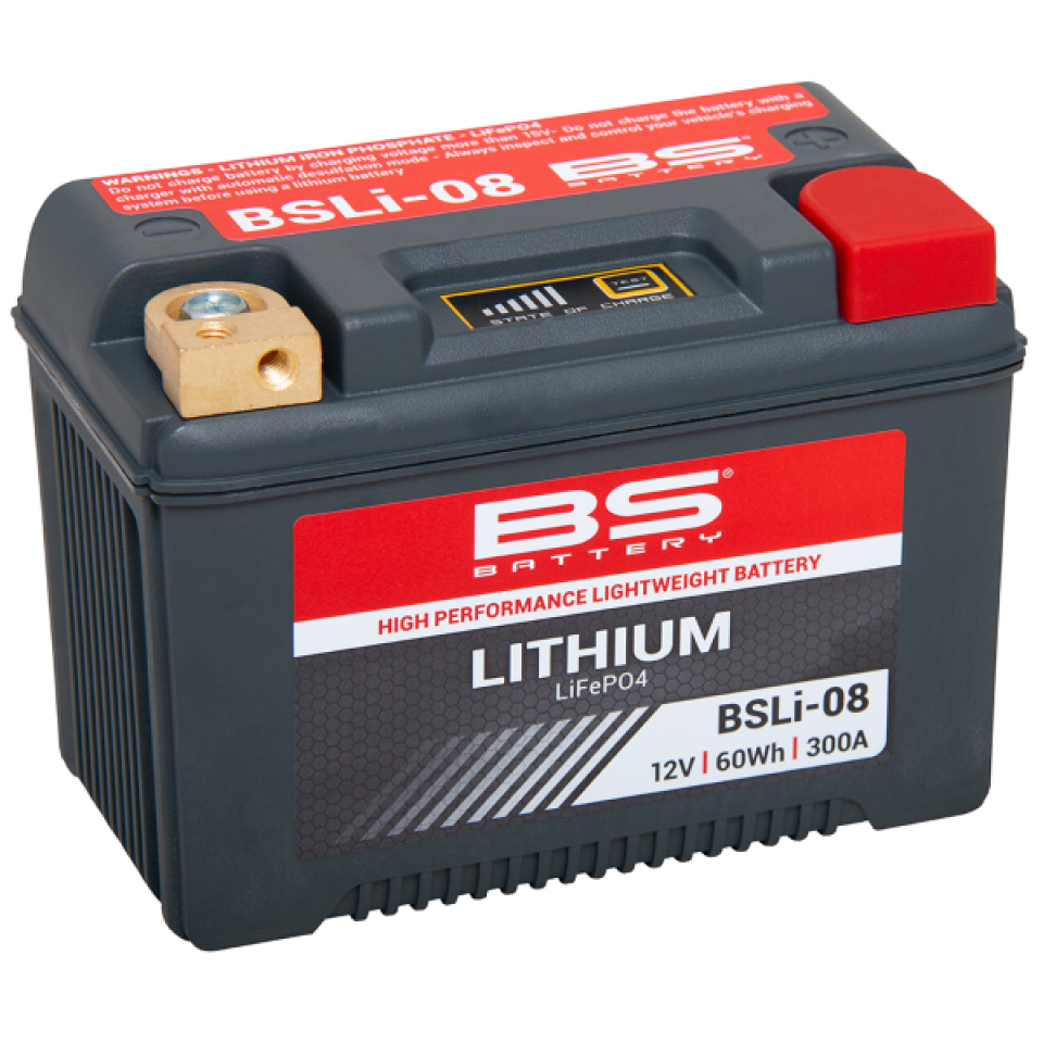Batterie Lithium BS Battery pour Moto Buell 1125 CR 2009 à 2010 YTX14L-BS HJTX14AHQ-FP / 12Ah Neuf