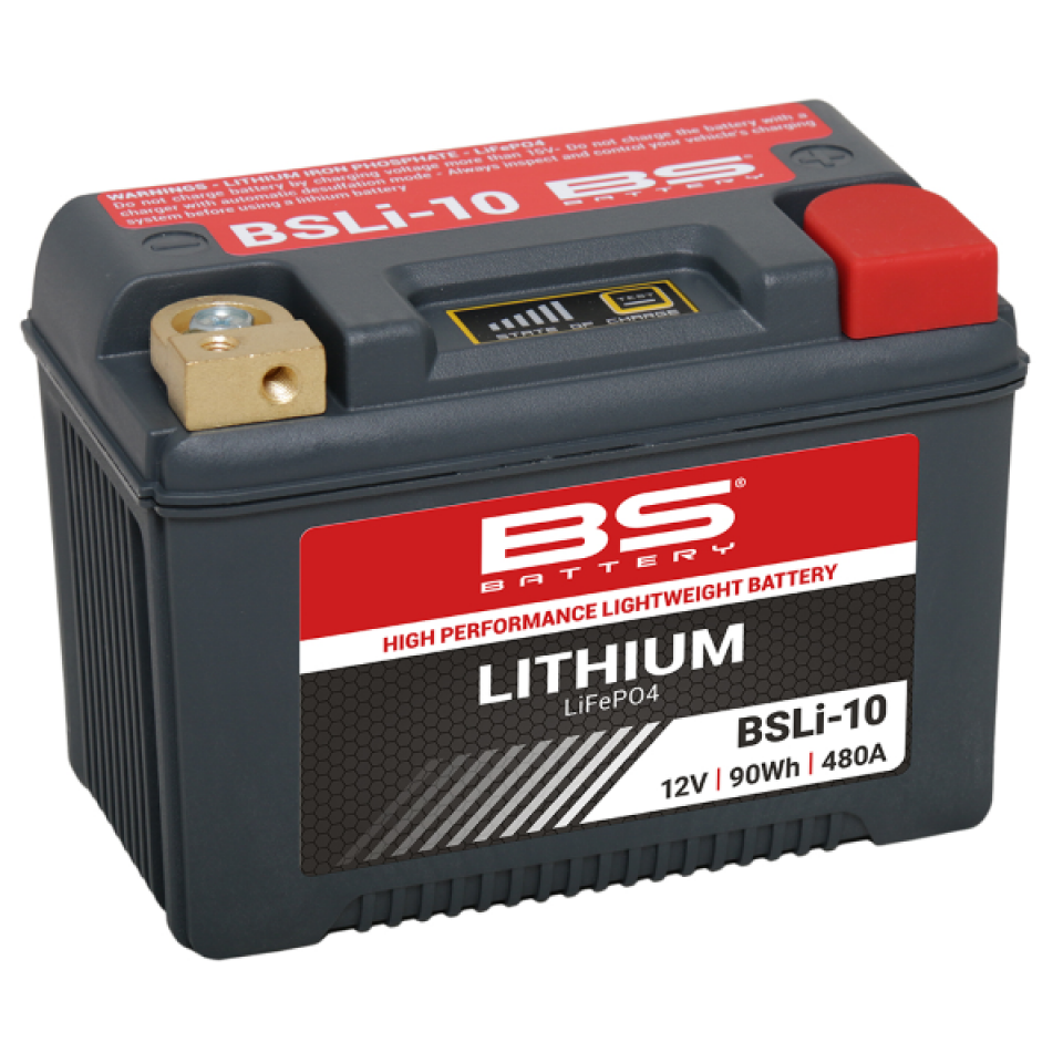 Batterie Lithium BS Battery pour Moto Buell 1200 X1 Lighting 1999 à 2002 BSLi-10 / LTX20L / HJTX20HQ-FP Neuf