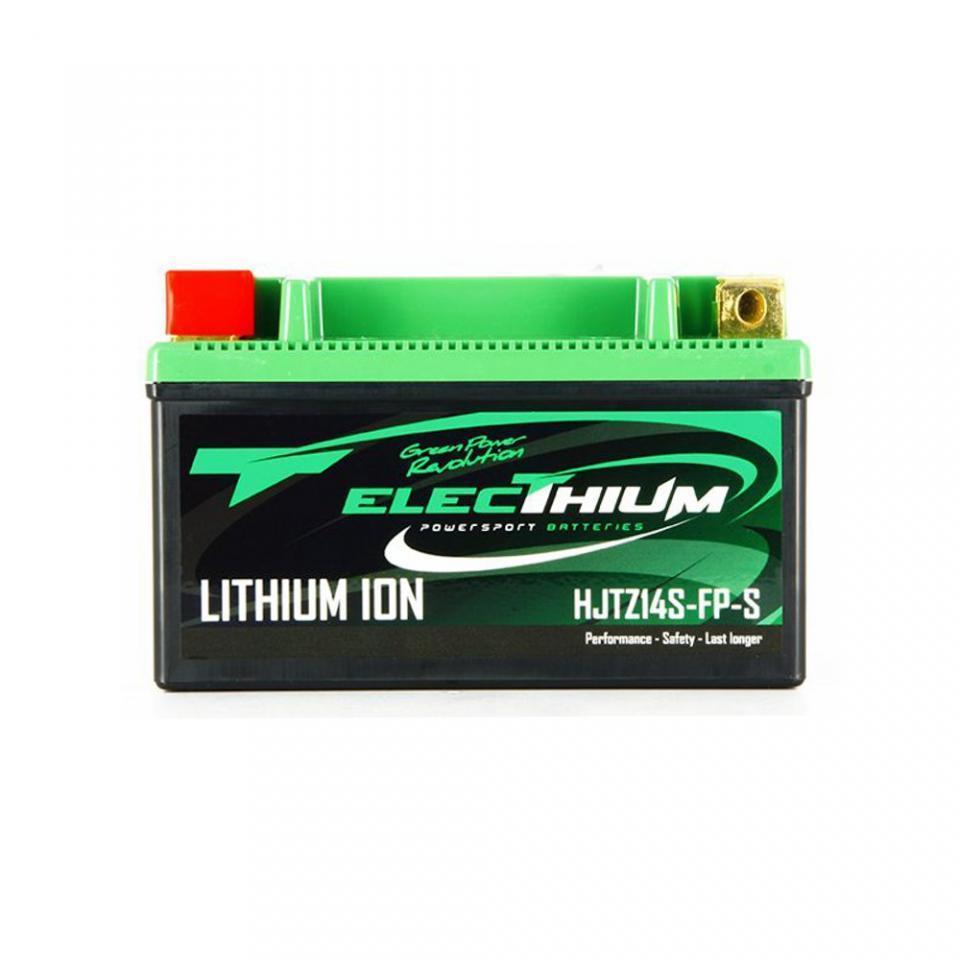 Batterie Lithium Electhium pour Moto Honda 800 Vfr Fi Vtec Avec Abs 2002 à 2013 HJTZ14S-FP-S / YTZ14S-BS / 12.8V 4.5Ah Neuf