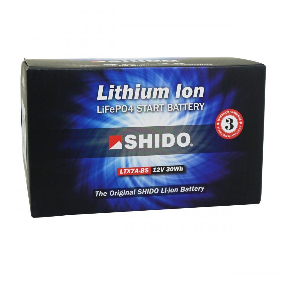 Batterie Lithium SHIDO pour Scooter Peugeot 50 LUDIX RS 2007 à 2014 Neuf