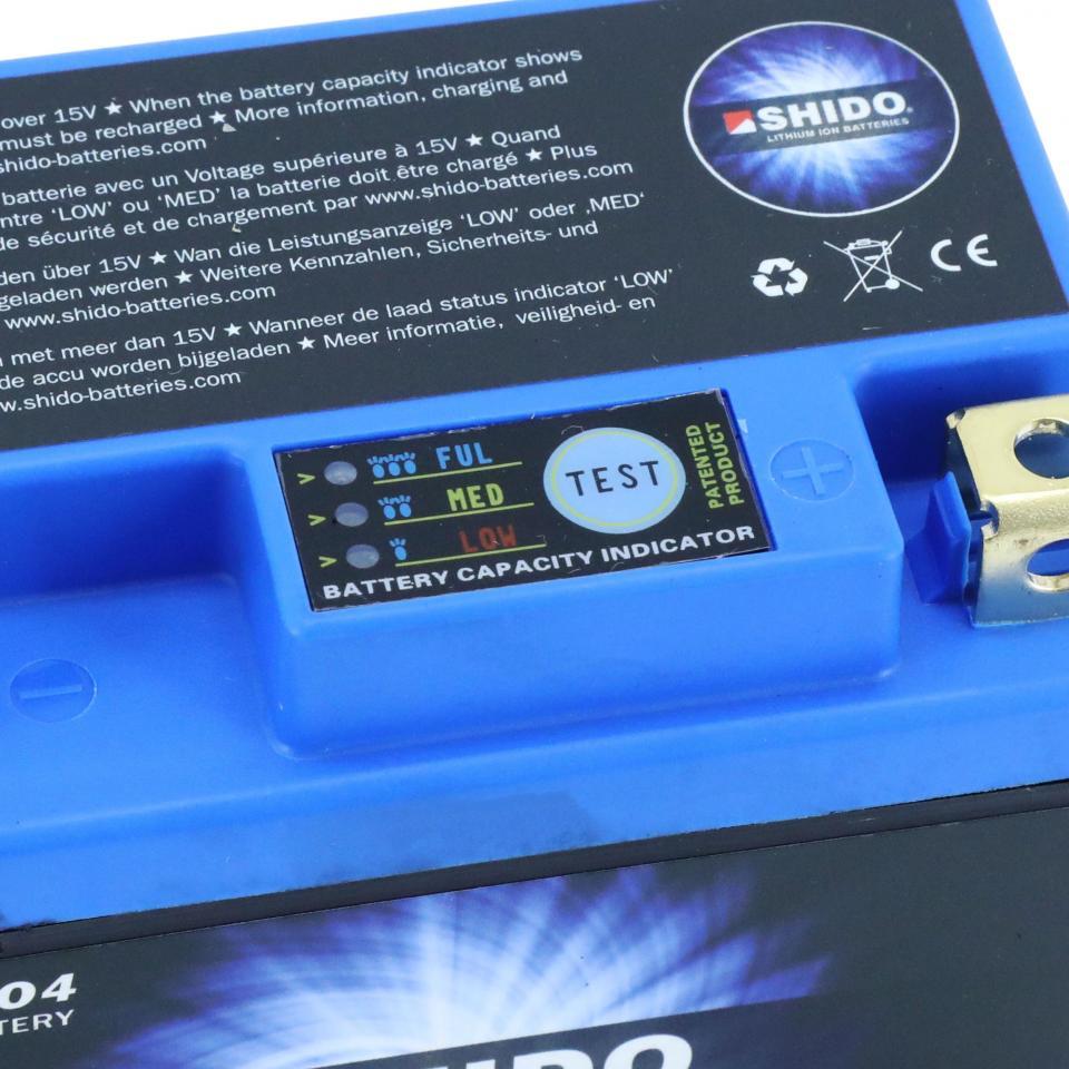 Batterie Lithium SHIDO pour Scooter Peugeot 50 Buxy 1994 à 2020 Neuf