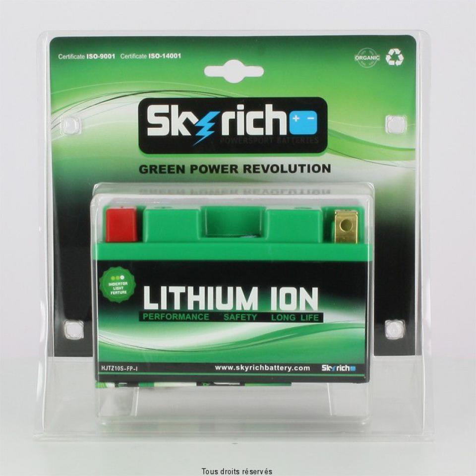Batterie Lithium Skyrich pour Moto Honda 1000 CBR 2008 à 2015 HJTZ10S-FP-1 / YTZ10S-BS / 12V 8,6Ah Neuf