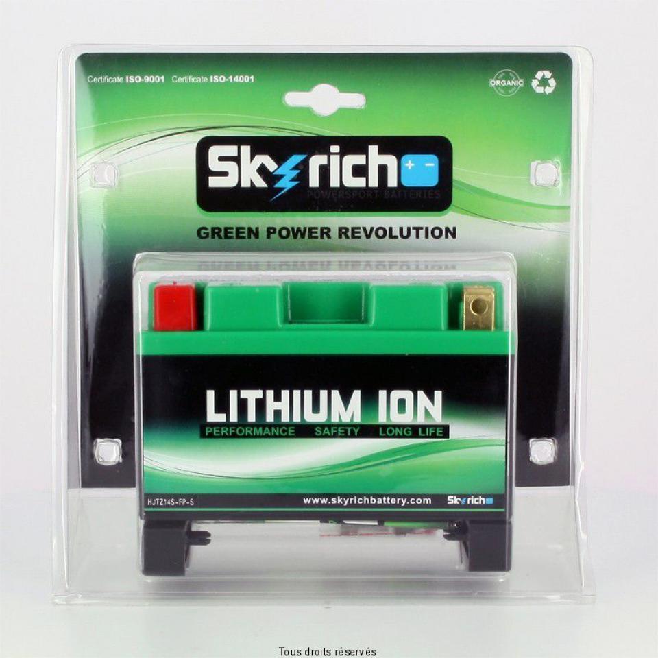 Batterie Lithium Skyrich pour Moto Honda 1000 VTR SP1 2000 à 2001 HJTZ14S-FP-S / YTZ14S-BS / 12.8V 4.5Ah Neuf