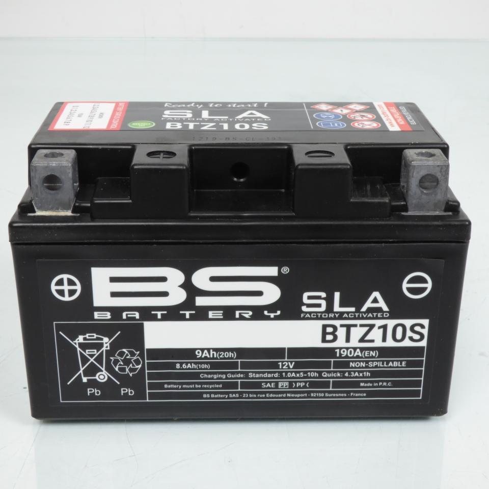 Batterie SLA BS Battery pour Moto Kawasaki 650 Ninja Euro4 2017 YTZ10S / SLA / 12V 8Ah Neuf