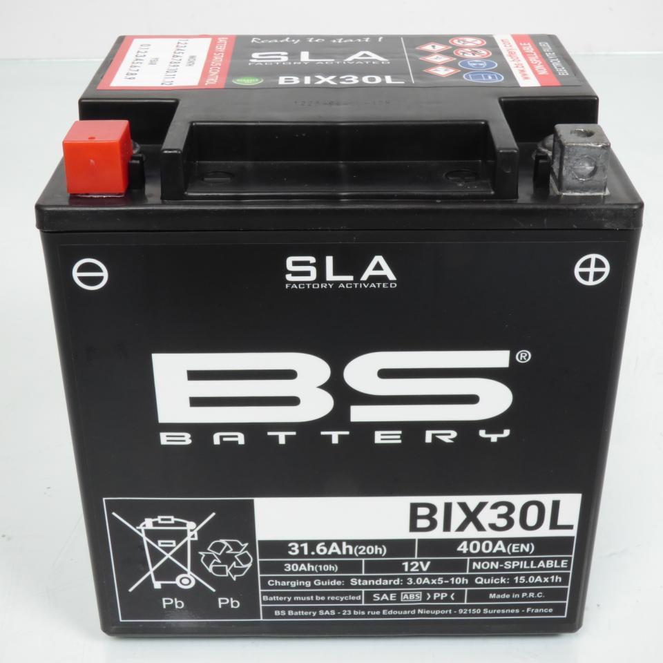 Batterie SLA BS Battery pour quad Arctic cat 1000 Prowler 2015 à 2016 YIX30L / 12V 31.6Ah Neuf