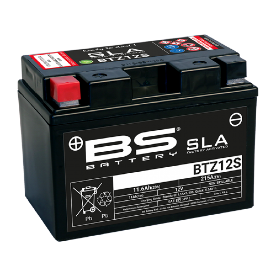 Batterie SLA BS Battery pour auto YTZ12S / 12V 11.6Ah Neuf