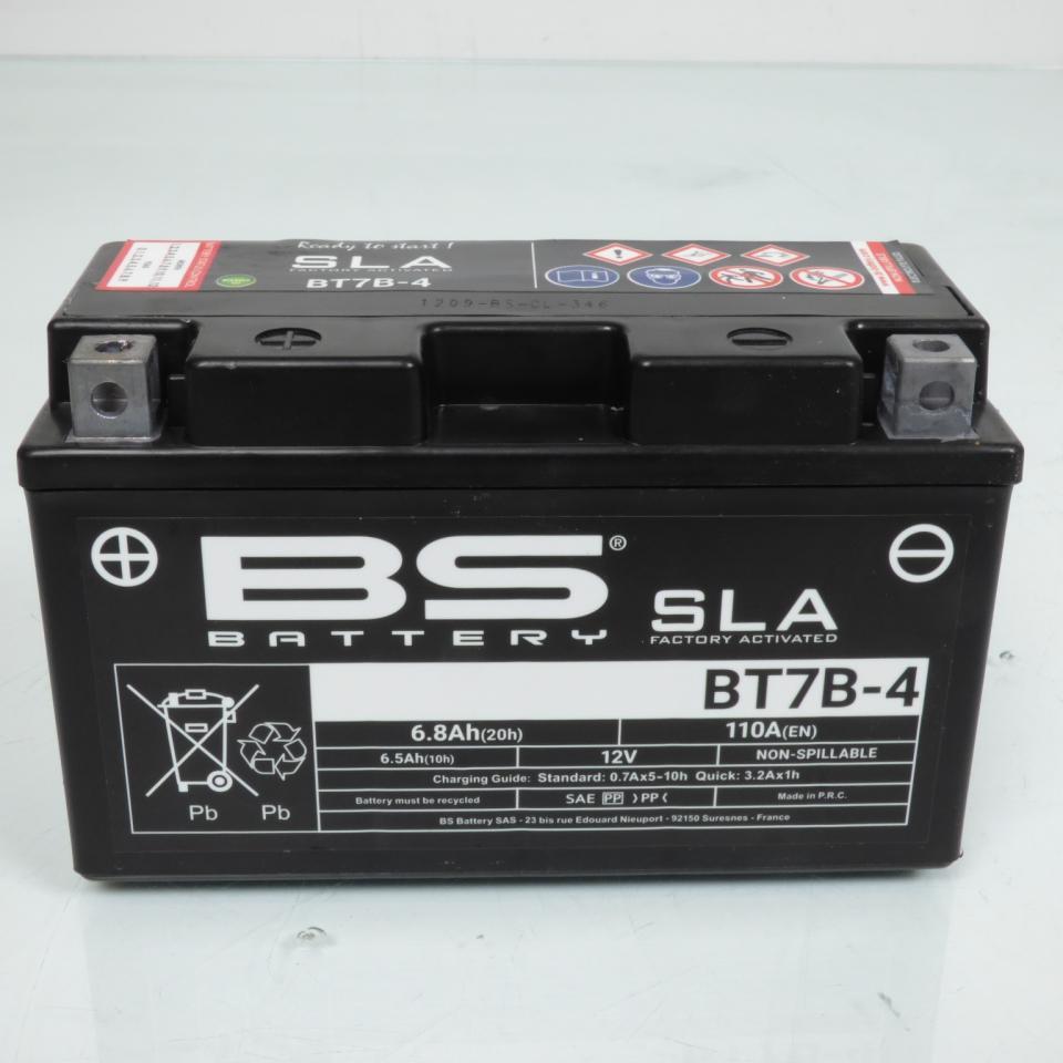 Batterie SLA BS Battery pour Quad Yamaha 450 YFZ 2004 à 2013 YT7B-BS Neuf